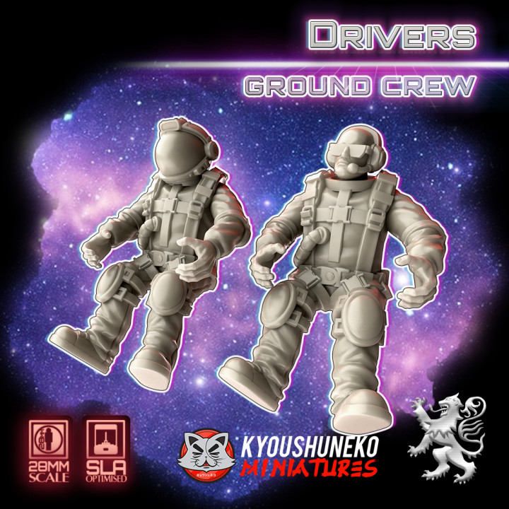 28mm Ground Crew Drivers's Cover