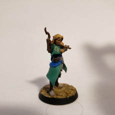 Picture of print of Elf Female Bard - RPG Hero Character D&D 5e - Titans of Adventure Set 03