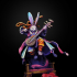Rabbitfolk Musician - Shining Wave, Guanghan Court Bard (Pre-Supported) print image
