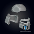 Galactic Spartan Mashup Helmet - 3D Print Files image