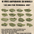 STL PACK - 16 AMPHIBIOUS Fighting vehicles of WW2 (1:56, 28mm) - PERSONAL USE image