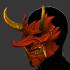 Cyber Samurai Hannya Mask - Oni Mask Halloween image
