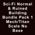 Sci-Fi Normal and Ruined Building Bundle Pack 1 Mech/Titan No Base image
