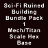 Sci-Fi Ruined Building Bundle Pack 1 Mech/Titan with Hex Base Base image