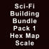 Sci-Fi Building Bundle Pack 1 Hex Map Scale image