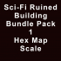 Sci-Fi Ruined Building Bundle Pack 1 Hex Map Scale image