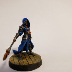 Picture of print of Human Female Sorcerer - RPG Hero Character D&D 5e - Titans of Adventure Set 16