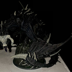 Picture of print of Legendary Chromatic Black Dragon