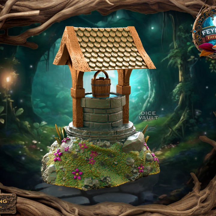 Magical Wishing Well Miniature - Pre-Supported's Cover