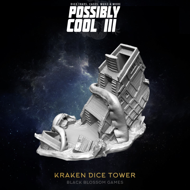 T3T03 Kraken Dice Tower :: Possibly Cool Dice Tower 3's Cover