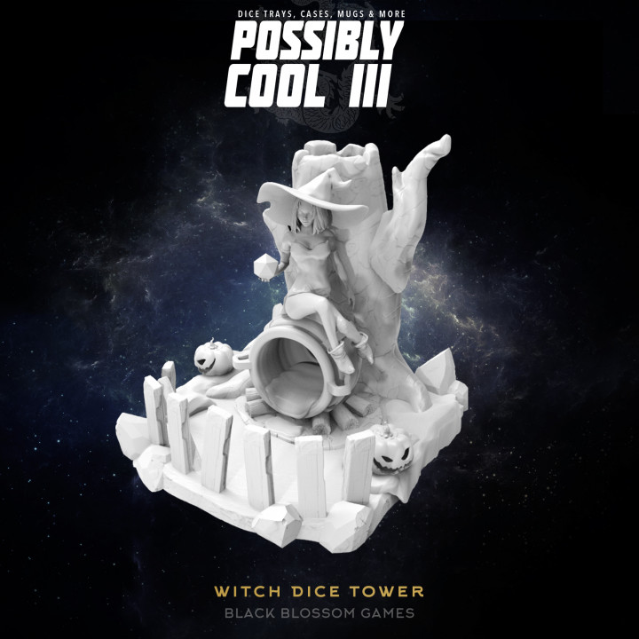 T3T04 Witch Dice Tower :: Possibly Cool Dice Tower 3's Cover