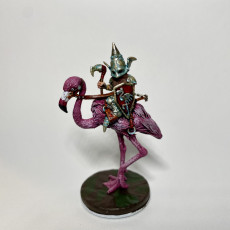 Picture of print of Gnome Death Dealer Flamingo Warrior