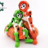 Cobotech 3D Print Articulated Robot Skeleton, RoboSkeleton, Articulated Toys, Halloween Decor image