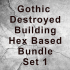 Gothic Destroyed Building Hex Based  Bundle 1 image