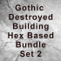 Gothic Destroyed Building Hex Based  Bundle 2 image