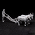 Mesopotamian Plough / Plow with Oxen and Farmer - The Cradle image