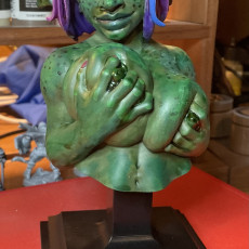 Picture of print of Camélia the goblin girl - Bust