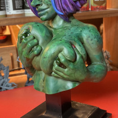 Picture of print of Camélia the goblin girl - Bust