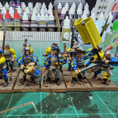 Picture of print of Sunland Troops with Halberds and Spears - Highlands Miniatures