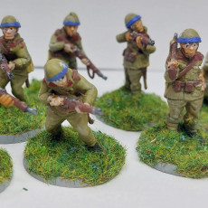 Picture of print of Slovak soldiers ww2 x10 - 28mm