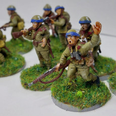 Picture of print of Slovak soldiers ww2 x10 - 28mm