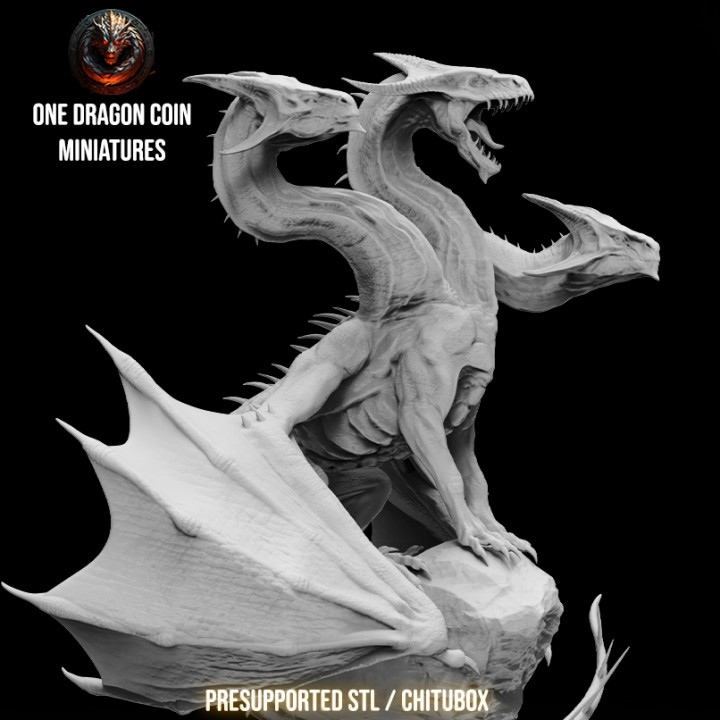 Threexia, the Matriarch Hydra Dragon's Cover