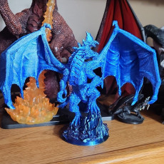 Picture of print of Thaldrig, Blue Dragon