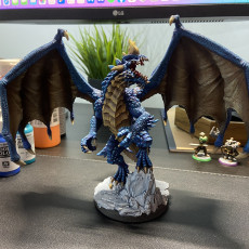 Picture of print of Thaldrig, Blue Dragon