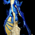 Legendary Chromatic Blue Dragon print image