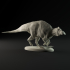Edmontosaurus running 1-35 scale pre-supported dinosaur image