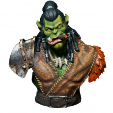Picture of print of Umak Dagago Orc Bust (Academic Bust) 75mm