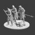 Medieval soldiers with billhooks image