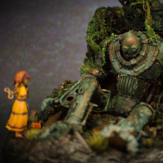 Picture of print of Abandoned Robot Diorama [presupported]