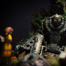 Picture of print of Abandoned Robot Diorama [presupported]