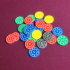 Standard Sized Poker Chips - Double Sided, Easy Color Swap image