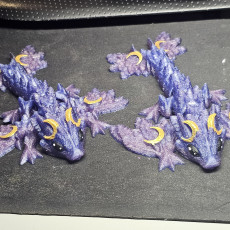 Picture of print of Tiny Lunar Dragon and Wyvern
