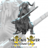 Skeletal Minotaurs set of 4 (32mm scale large presupported miniature) image