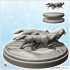 Set of three wolves in a pack with base (24) - Animal Savage Nature Circus Scuplture High-detailed image
