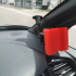 Large mobile phone adaptor for small car holder image