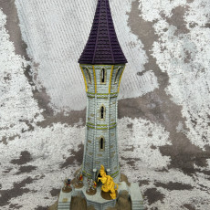 Picture of print of Dark Realms - Silver Haven - Tower