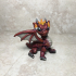 PRINT-IN-PLACE CUTE FLEXI WESTERN DRAGON ARTICULATED print image