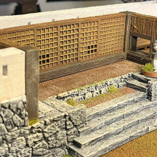 Picture of print of Feudal Japan Farmers Village Walls extension pack