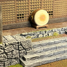 Picture of print of Feudal Japan Farmers Village Walls extension pack