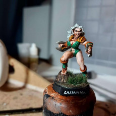Picture of print of Female Barbarian Wood Elf - Zadanna the Wood elf Barbarian ( Female Wood Elf Barbarian)