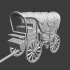 Medieval transport wagon - with half cover image