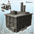 Industrial buildings pack No. 2 - Modern WW2 WW1 World War Diaroma Wargaming RPG Mini Hobby image