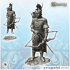 Observation archer commander with full armor and helmet (23) - Medieval RPG D&D Gothic Feudal Old Archaic Saga 28mm 15mm image