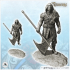 Masked warrior in armor with heavy two-handed ax (24) - Medieval RPG D&D Gothic Feudal Old Archaic Saga 28mm 15mm image