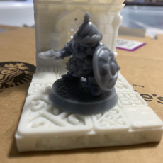 Picture of print of LBH Guard Dwarf Male 1 + Painting guide