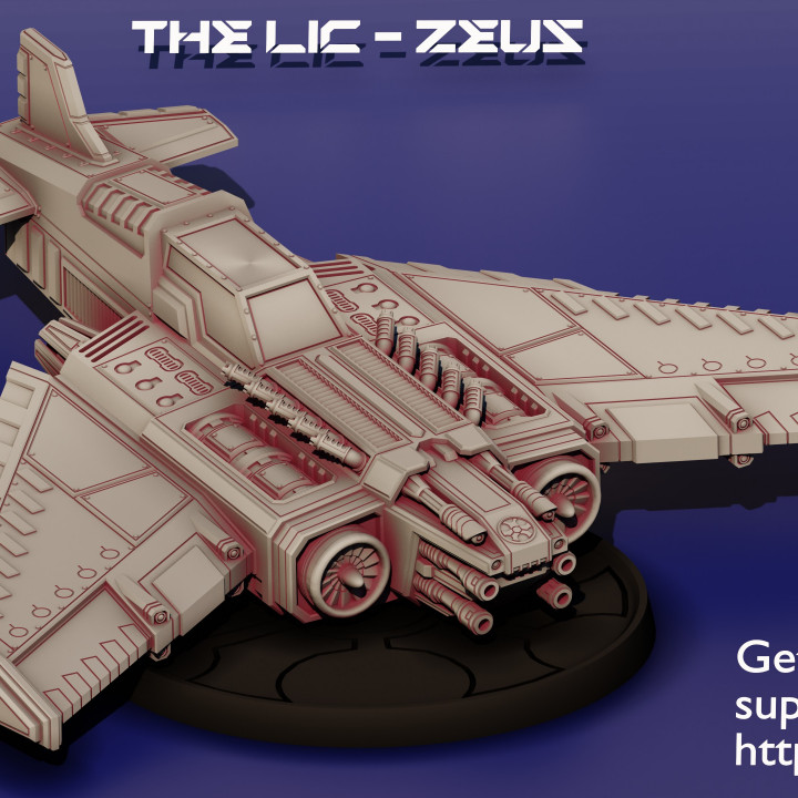 The LIC HN -  Zeus Heavy Fighter's Cover